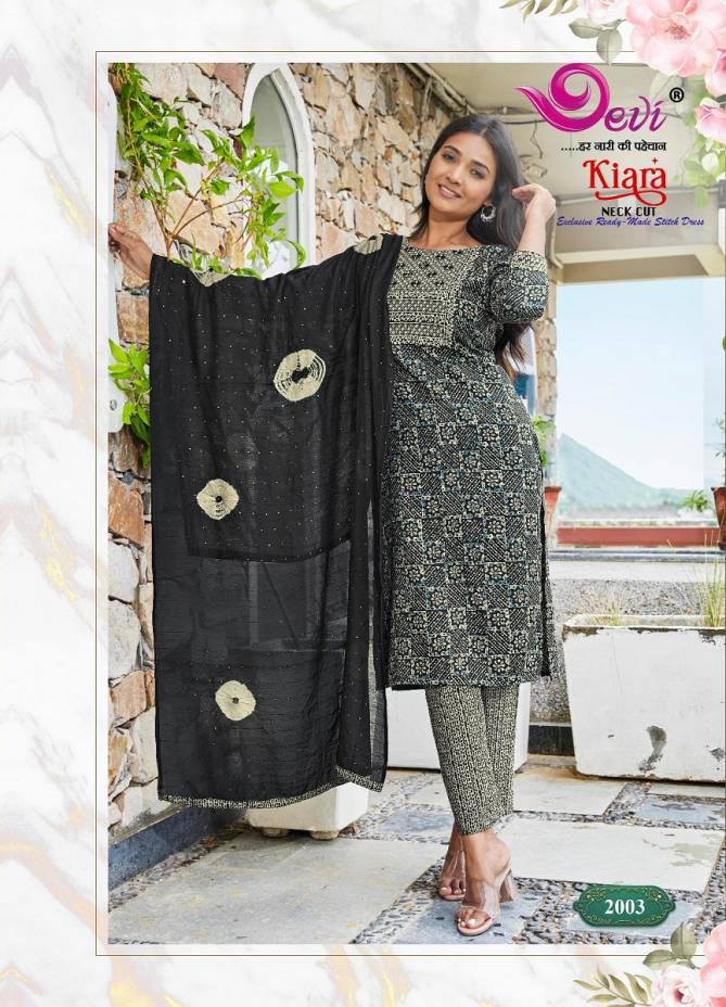 Devi Kiara Rayon Printed Readymade Suits Catalog
